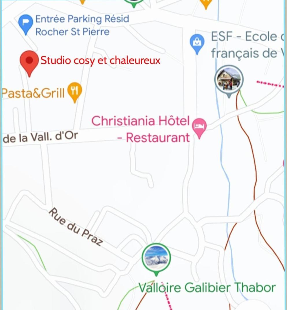 Studio Cosy Et Chaleureux Valloire Exterior photo